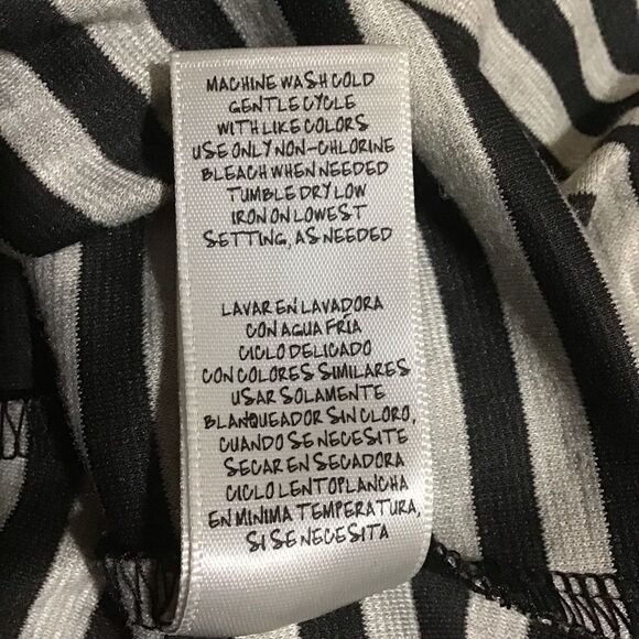 Olsenboye Black Gray Striped Blazer M - Picture 7 of 7